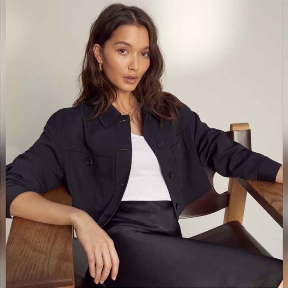 Aritzia Wilfred little cropped jacket